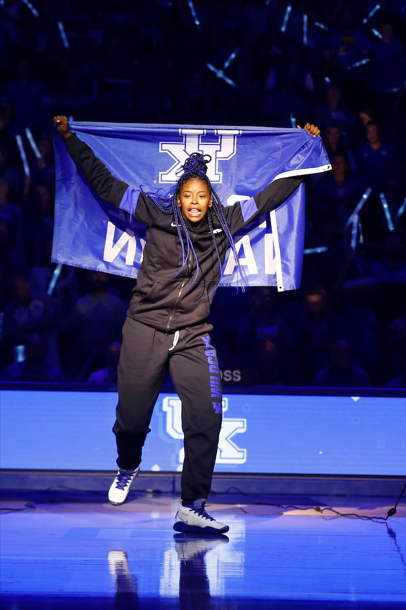 Keke McKinney.

2019 Big Blue Madness

Photo by Chet White | UK Athletics