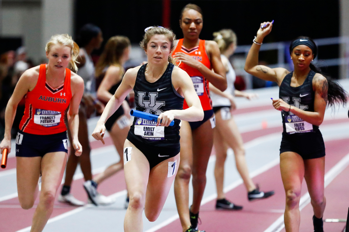 Emily Akin.

Day one of the 2019 SEC Indoor Track and Field Championships.

Photo by Chet White | UK Athletics