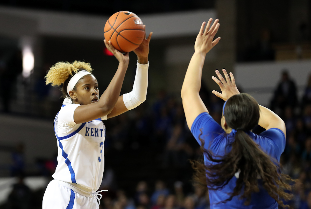 KeKe McKinney 

Women's Basketball beat MTSU on Saturday, December 15, 2018. 

Photo by Britney Howard  | UK Athletics