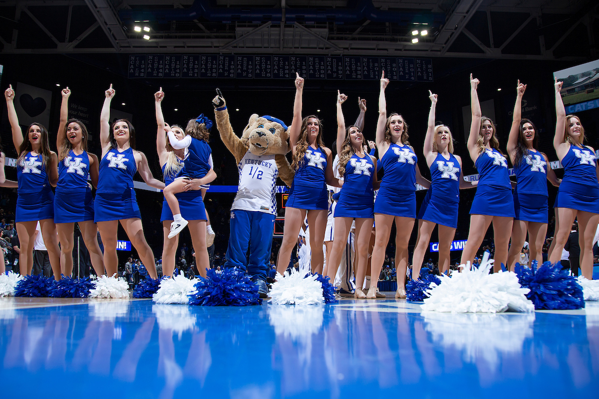 Dance Team.

Men's basketball beat IUP 86-64

Photo by Chet White | UK Athletics