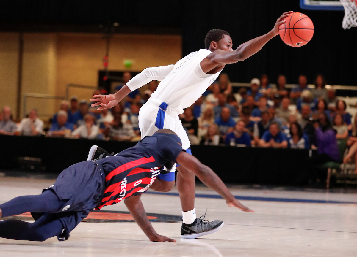 Ashton Hagans.

The University of Kentucky men's basketball team beat San Lorenzo de Almagro 91-68 at the Atlantis Imperial Arena in Paradise Island, Bahamas, on Thursday, August 9, 2018.

Photo by Chet White | UK Athletics