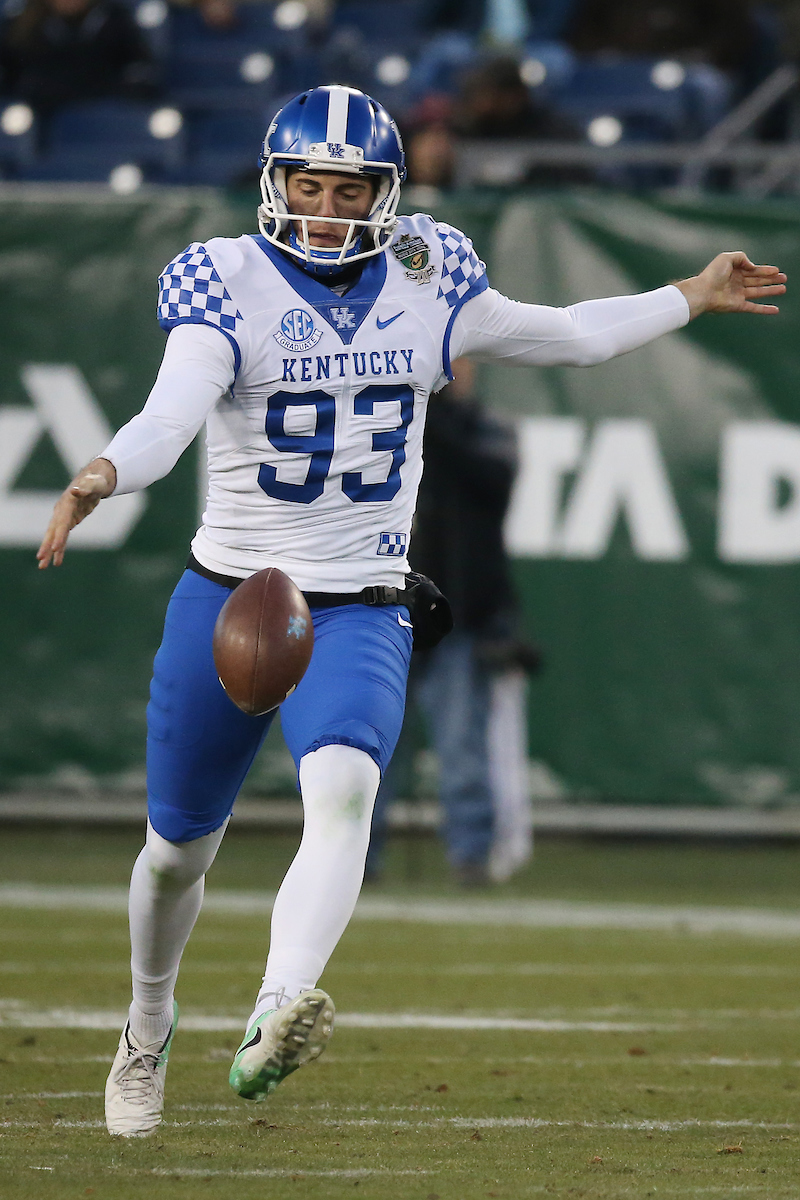Matt Panton.

The University of Kentucky football team falls to Northwestern 23-24 in the Music City Bowl on Friday, December 29, 2017, at Nissan Field in Nashville, Tn.

Photo by Chet White | UK Athletics