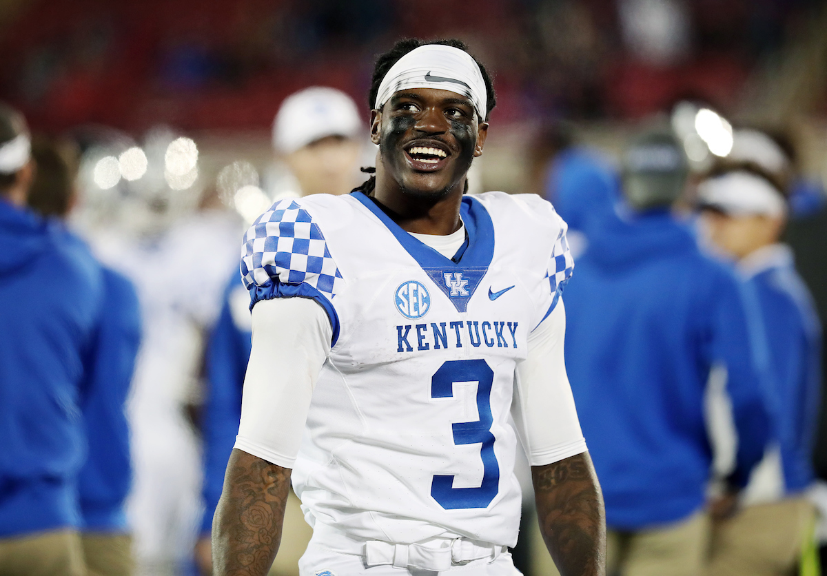 Terry Wilson
UK football beats Louisville 56-10 at Cardinal Stadium. 

Photo by Britney Howard  | UK Athletics