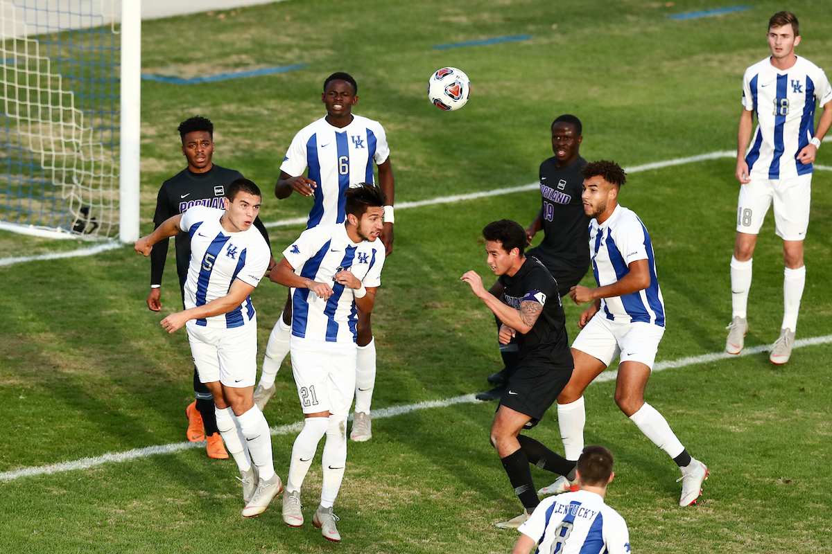 JJ WILLIAMS. Team.

Men's soccer beats Portland, 4-0.


Photo by Elliott Hess | UK Athletics