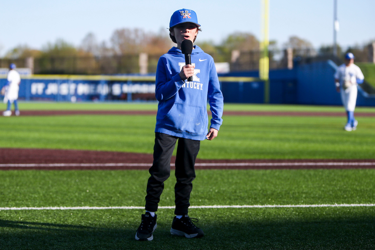 Play Ball Kid.

Kentucky defeats Dayton 12-1.

Photo by Sarah Caputi | UK Athletics