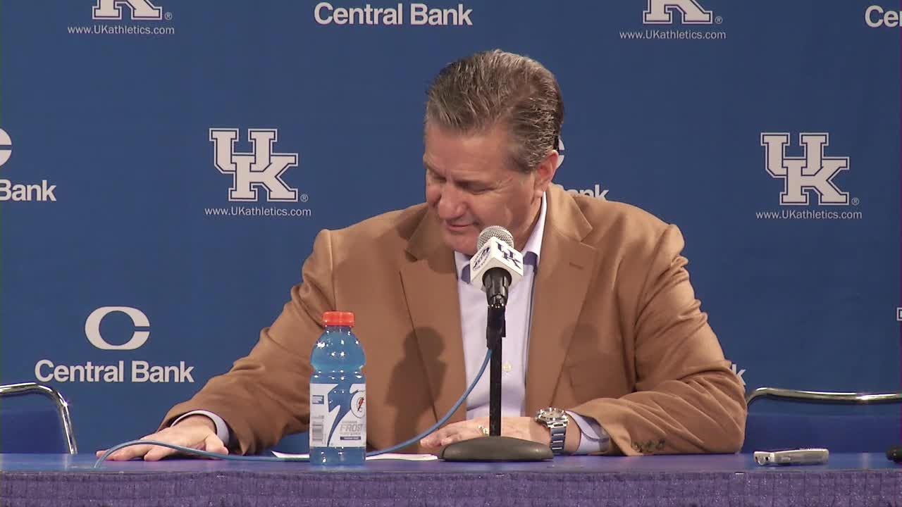 MBB: Coach Calipari - Winthrop Postgame