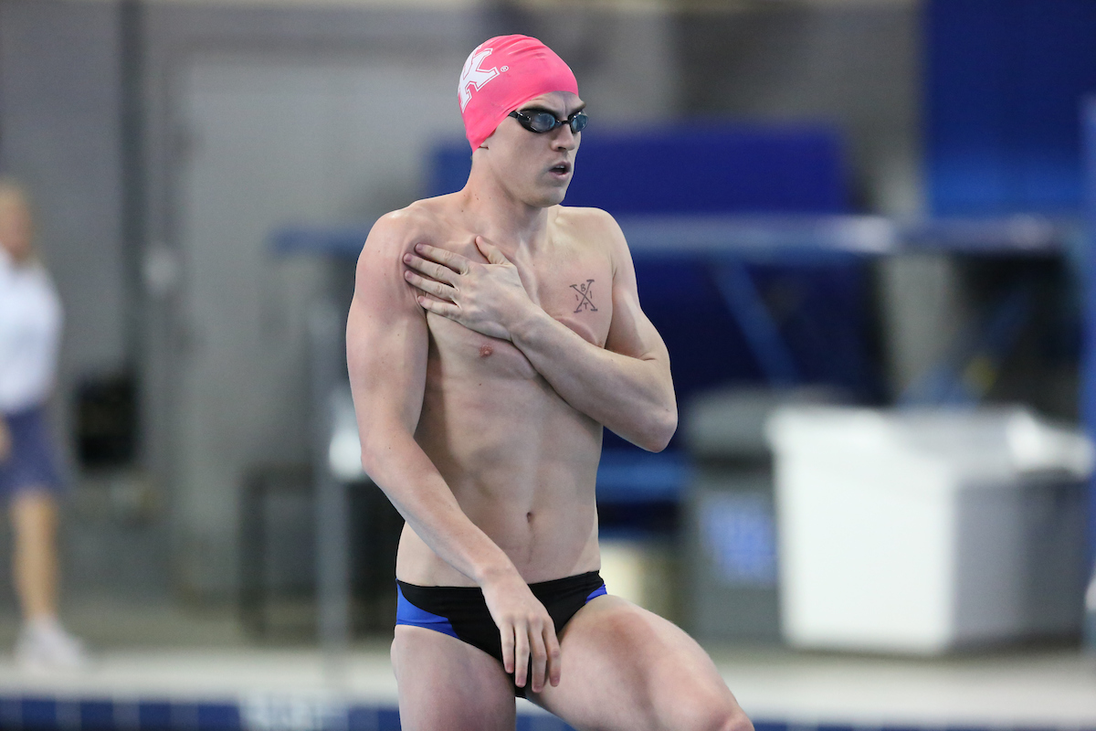 UK Swimming & Diving in action against LSU on Tuesday, October 23rd, 2018 at the Lancaster Aquatic Center in Lexington, Ky.

Photos by Noah J. Richter | UK Athletics