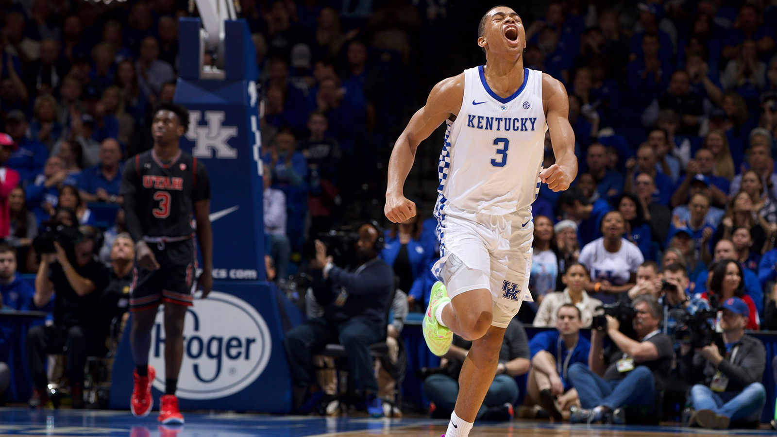 Johnson Leads No. 19 Kentucky Past Utah