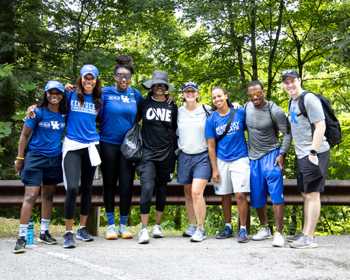 Coaches. Staff.  

WBB visits Natural Bridge in Red River Gorge.

Photo by Eddie Justice | UK Athletics