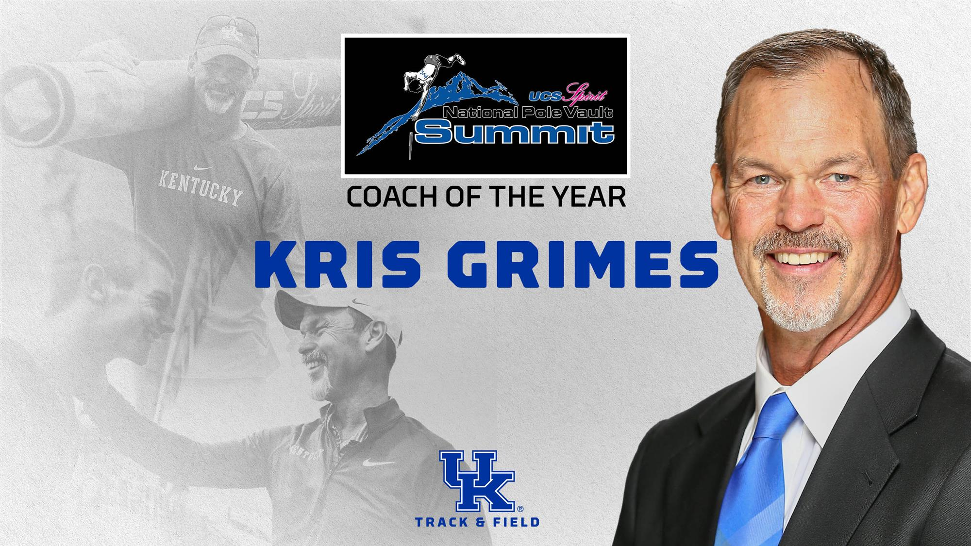 UKTF’s Kris Grimes Wins 2021 National Pole Vault Summit Coach of the Year