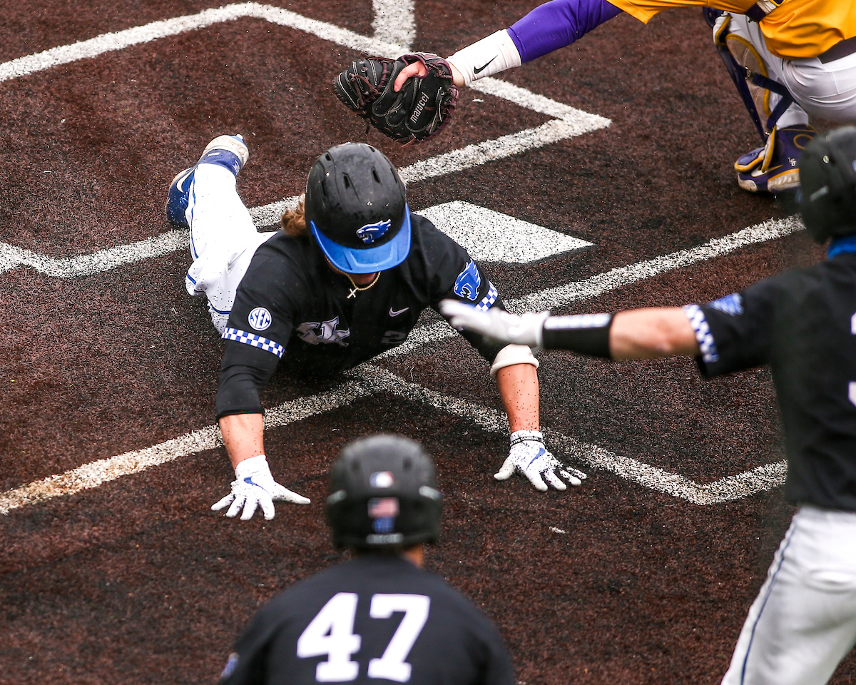 Austin Schultz.

Kentucky beats LSU, 13-4.

Photo by Grace Bradley | UK Athletics