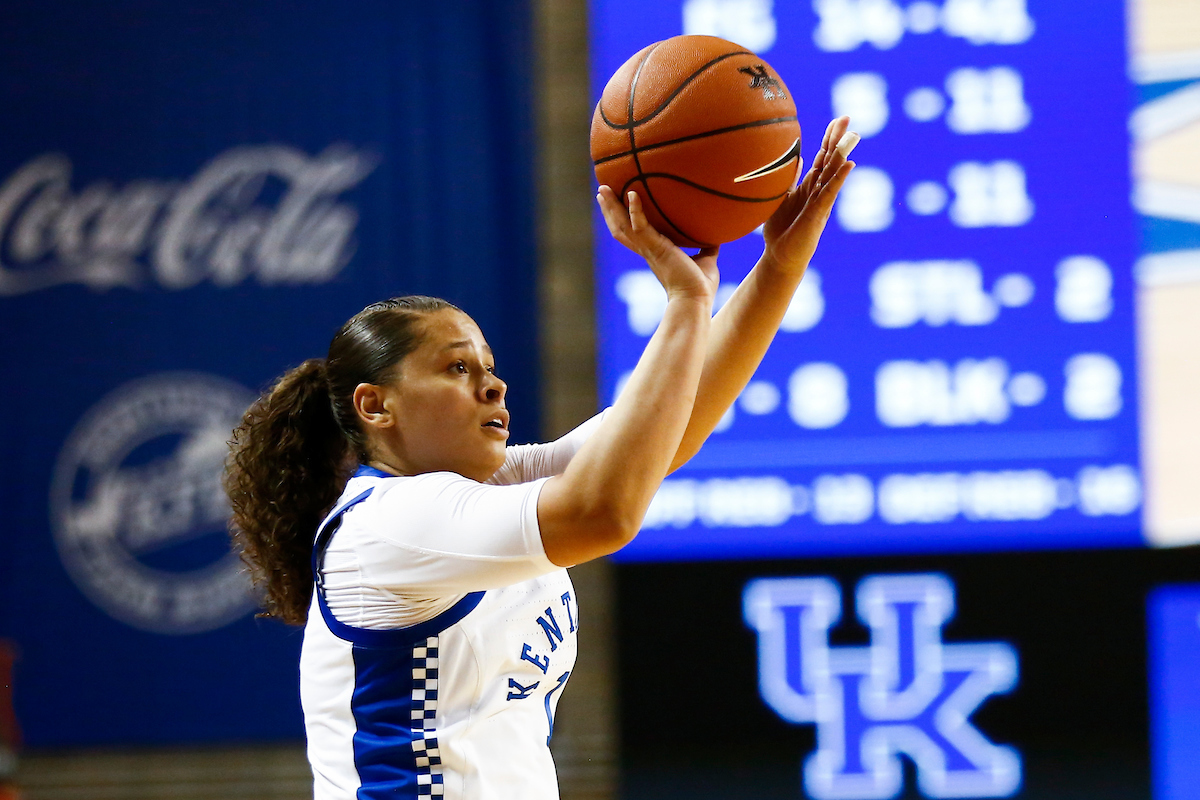 Sabrina Haines.

Kentucky beats Stetson 67-48,

Photo by Grace Bradley | UK Athletics