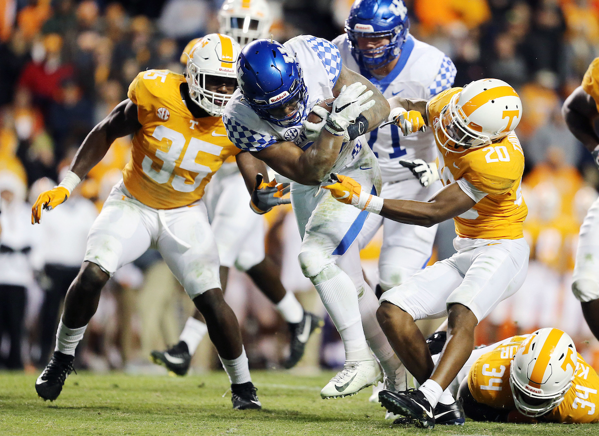 Benny Snell

Football falls to Tennessee 24-7.

Photo by Britney Howard  | UK Athletics