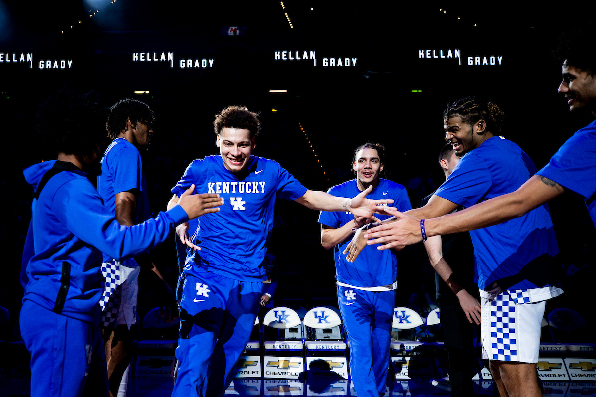 Kellan Grady. Daimion Collins. Lance Ware. Bryce Hopkins. Dontaie Allen.

Kentucky beat Missouri 83-56.

Photos by Chet White | UK Athletics