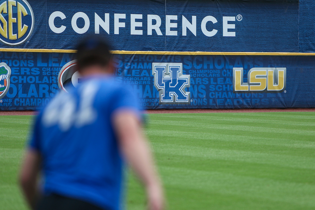 Evan Byers.

Kentucky Baseball Practice at the 2022 SEC Tournament.

Photo by Sarah Caputi | UK Athletics