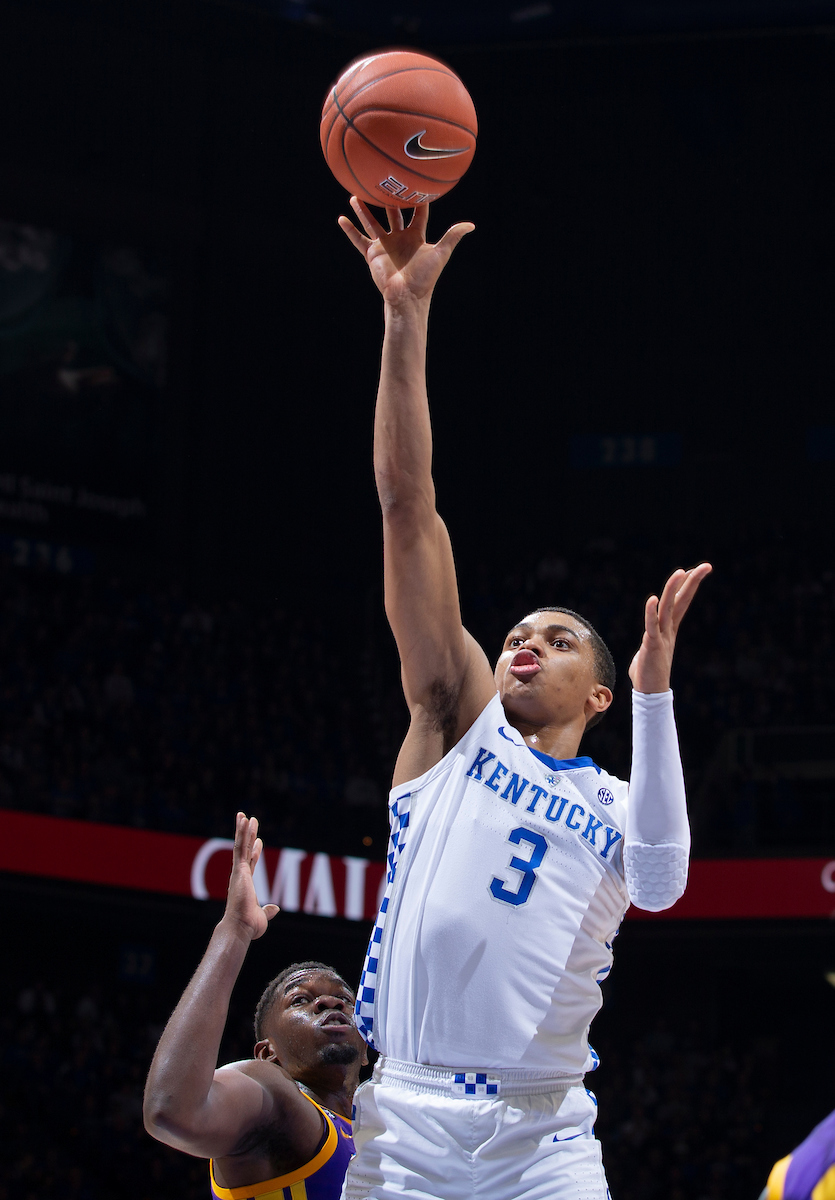 Keldon Johnson. 

UK falls to LSU 73-71.


Photo By Barry Westerman | UK Athletics