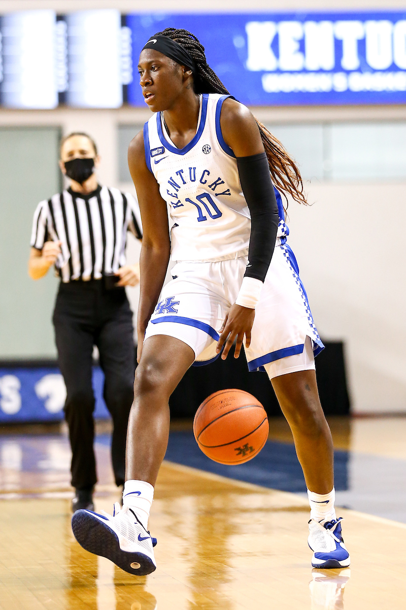 Rhyne Howard.  

Kentucky beats Marshall 79-45.

Photo by Eddie Justice | UK Athletics