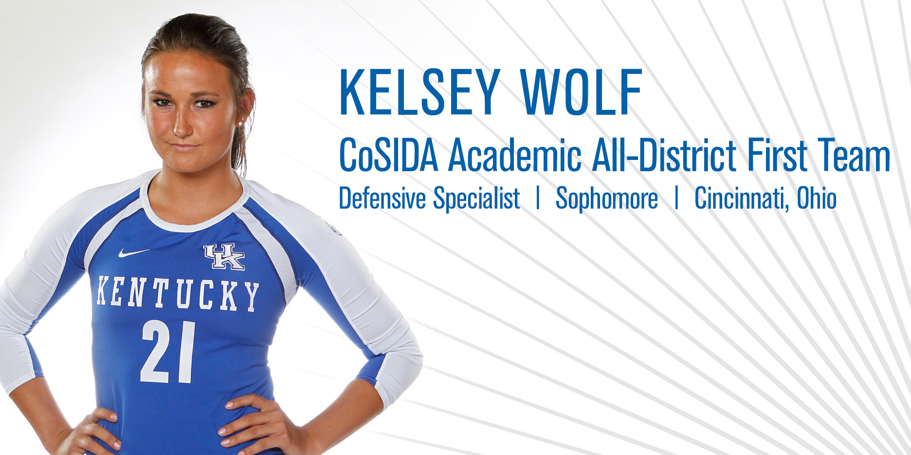 Kelsey Wolf Named to CoSIDA Academic All-District First Team