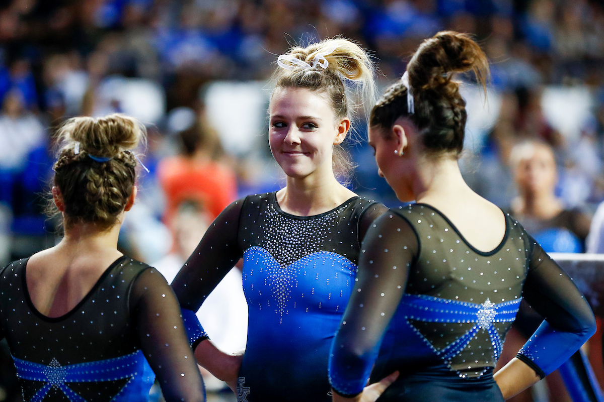 Mackenzie Harman.

The UK gymnastics team hosted #11 Auburn at Memorial Coliseum.

Photo by Chet White| UK Athletics
