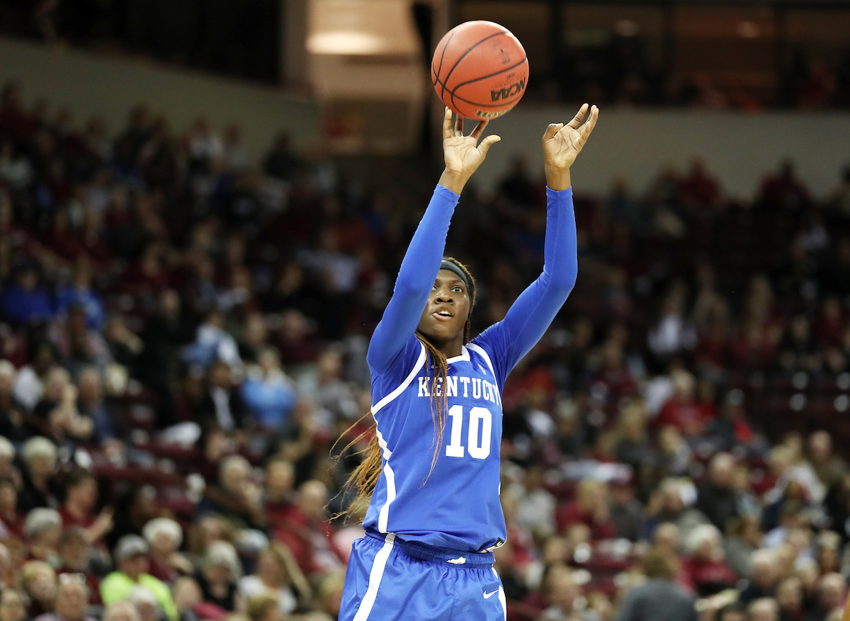 Rhyne Howard

The UK Women's Basketball team beat South Carolina.
Photo by Britney Howard | UK Athletics