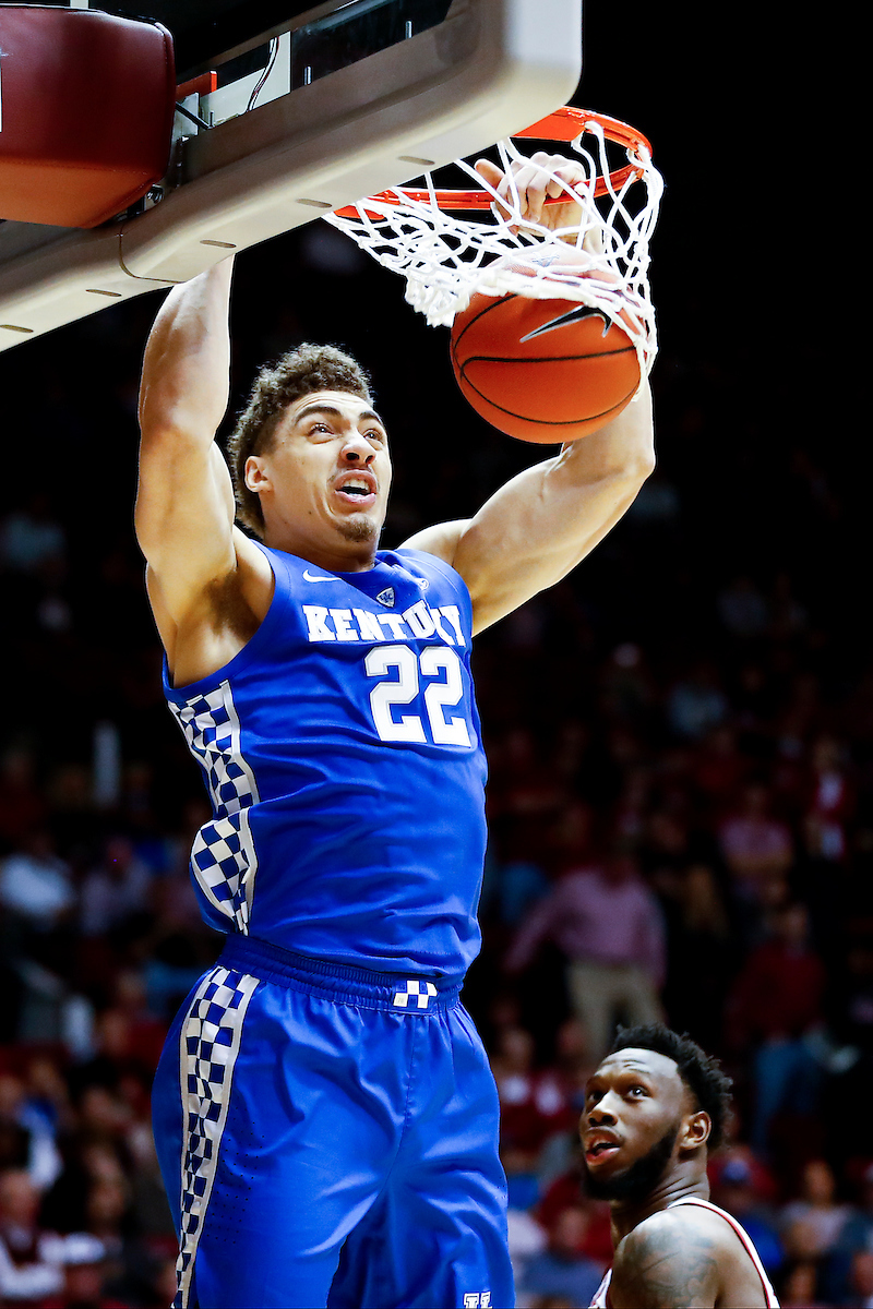 Reid Travis.

Kentucky falls to Alabama 77-75 on Saturday, January 5, 2019, at Coleman Coliseum in Tuscaloosa, AL.

Photo by Chet White | UK Athletics