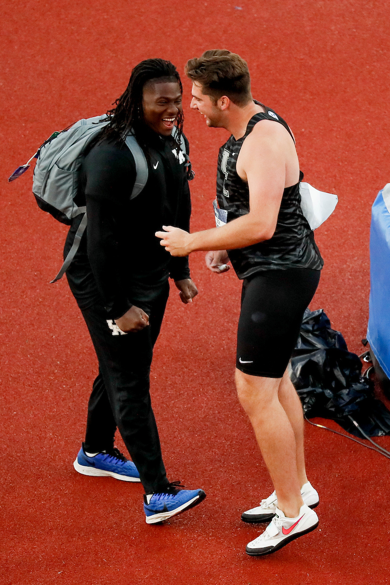 Charles Lenford. Josh Sobota. 

Day 1. 2021 NCAA Track and Field Championships.

Photo by Chet White | UK Athletics