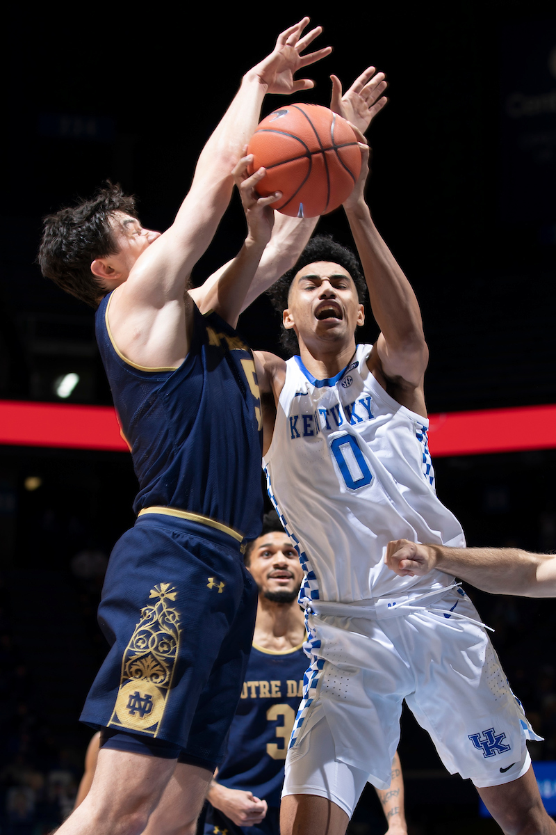 Jacob Toppin.

Kentucky falls to Notre Dame 64-63.

Photo by Chet White | UK Athletics