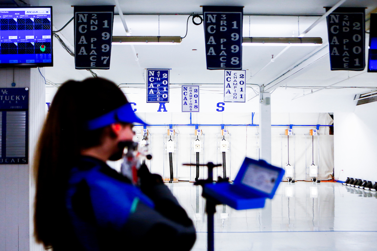 Mary Tucker.

UK Rifle v Akron.

Photo by Hannah Phillips | UK Athletics