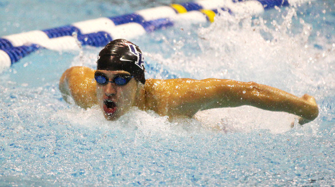 Higgins' Personal Best in 100 Fly Highlights Day Two at NCAA's