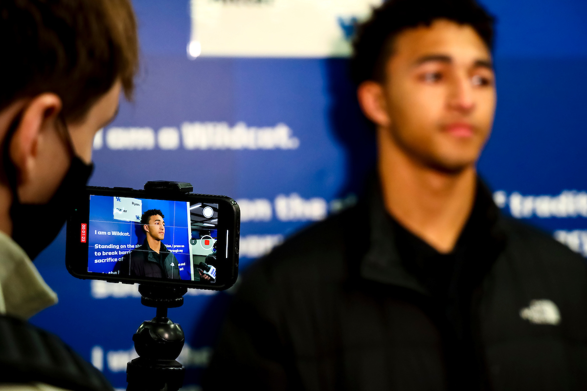 Ryan Ritter.

Kentucky Softball and Baseball media day

Photo by Eddie Justice | UK Athletics