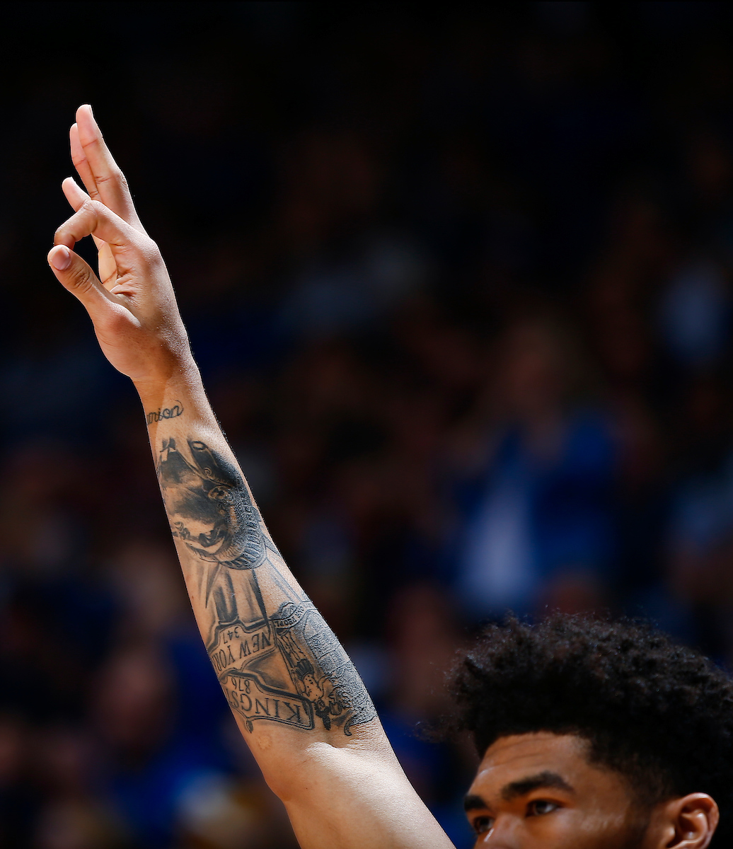 Nick Richards.

The University of Kentucky men's basketball team beats South Carolina 76-48.

Photo by Chet White| UK Athletics