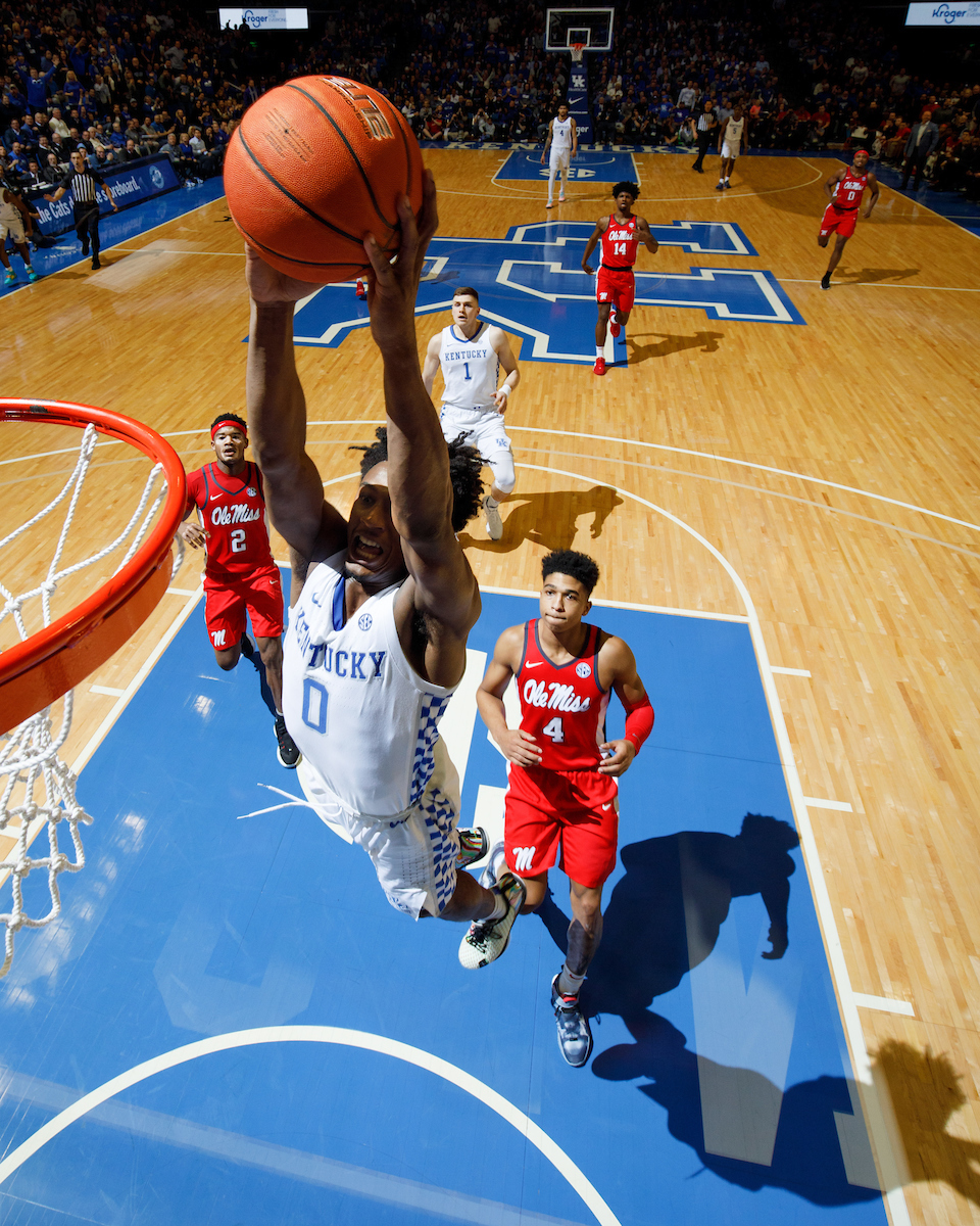 Ashton Hagans.

UK beat Ole Miss 67-62.

Photo by Elliott Hess | UK Athletics