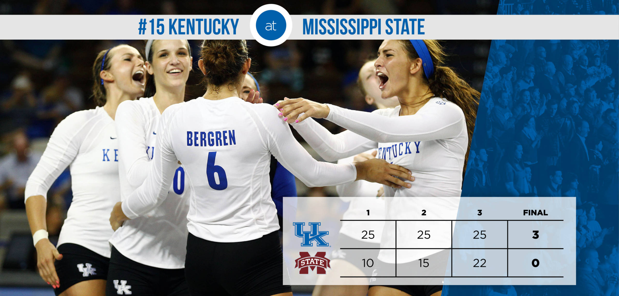 Thomasson's Double-Double, Balanced Attack Lead UK to 3-0 Win