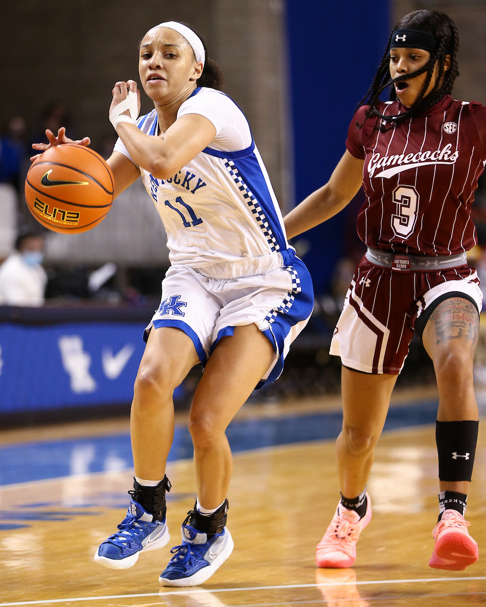 Jada Walker.

Kentucky loses to South Carolina 59-50.

Photo by Tommy Quarles | UK Athletics