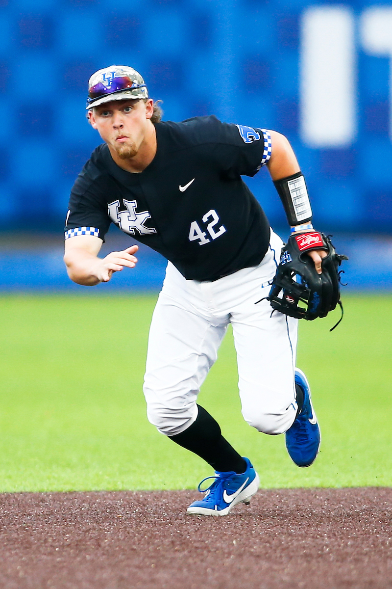 Elliot Curtis. 

Kentucky falls to Arkansas 5-2