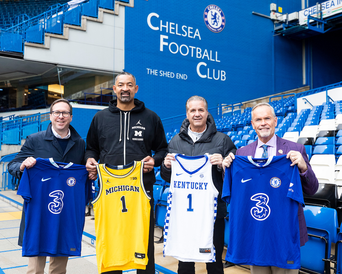 Men's Basketball Tours Chelsea FC Photo Gallery