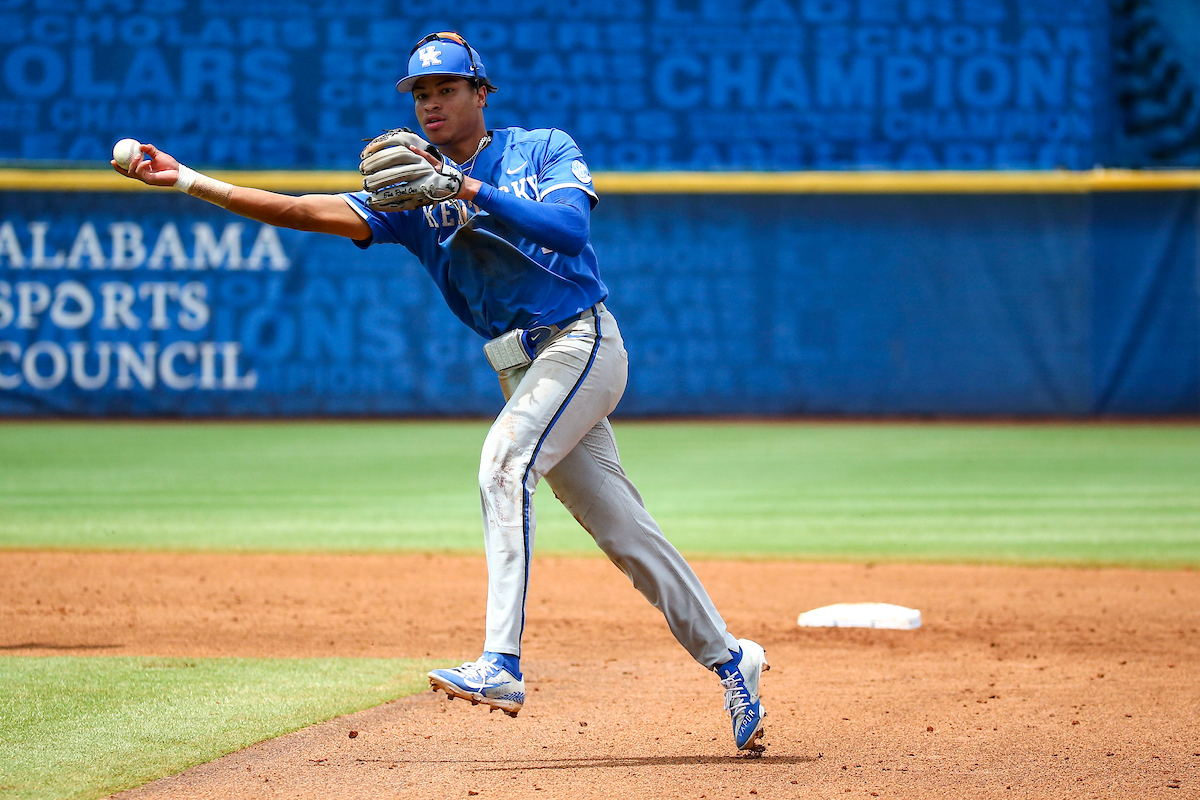 Daniel Harris IV. 

Kentucky beats Auburn 3-1.

Photo by Sarah Caputi | UK Athletics