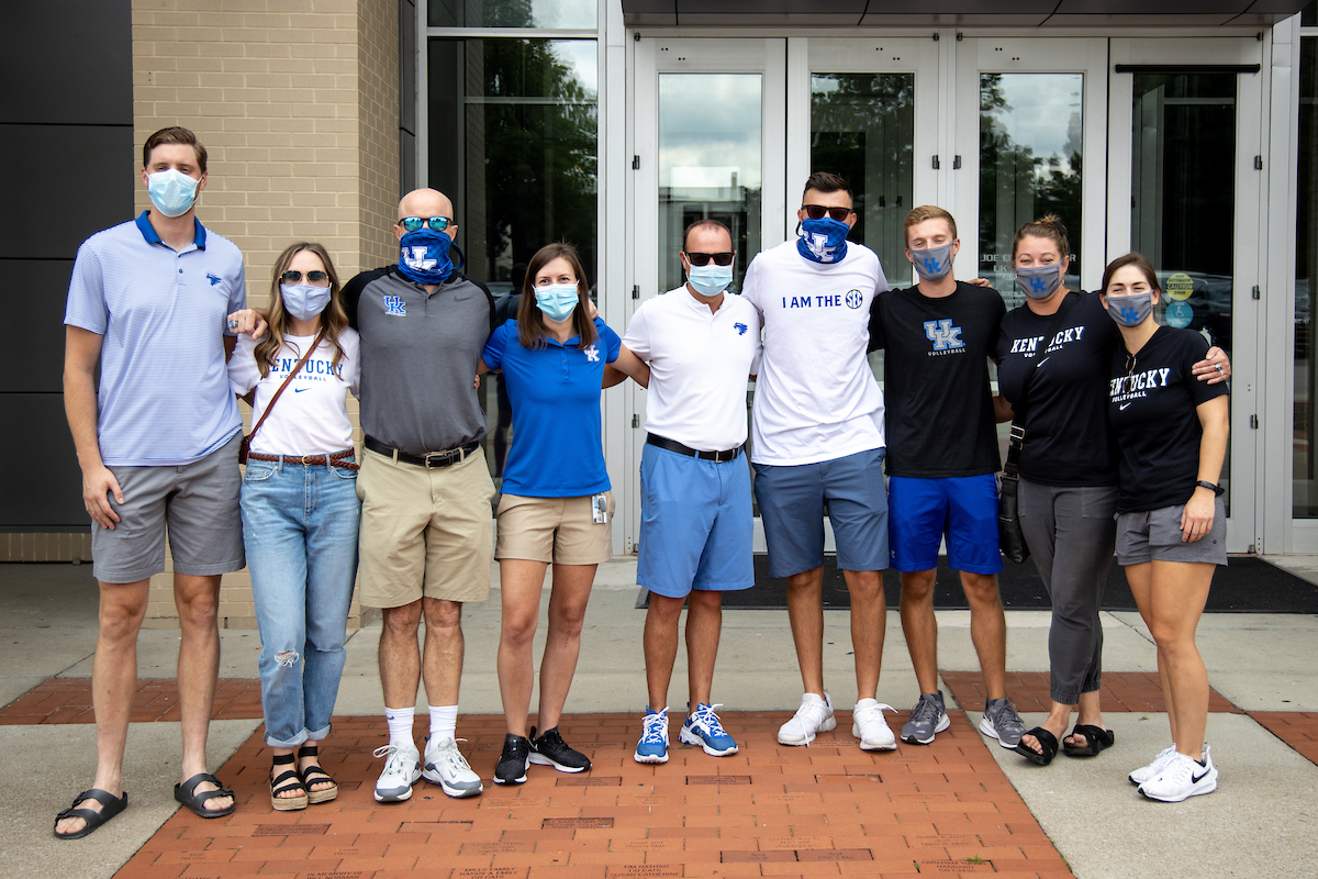 Group Photo. 

Volleyball SEC Championship Rings. 

Photo by Eddie Justice | UK Athletics