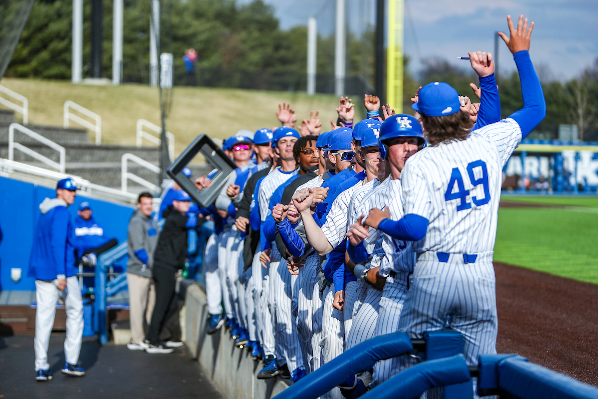 Team.

Kentucky defeats High Point 9-5.

Photo by Sarah Caputi | UK Athletics