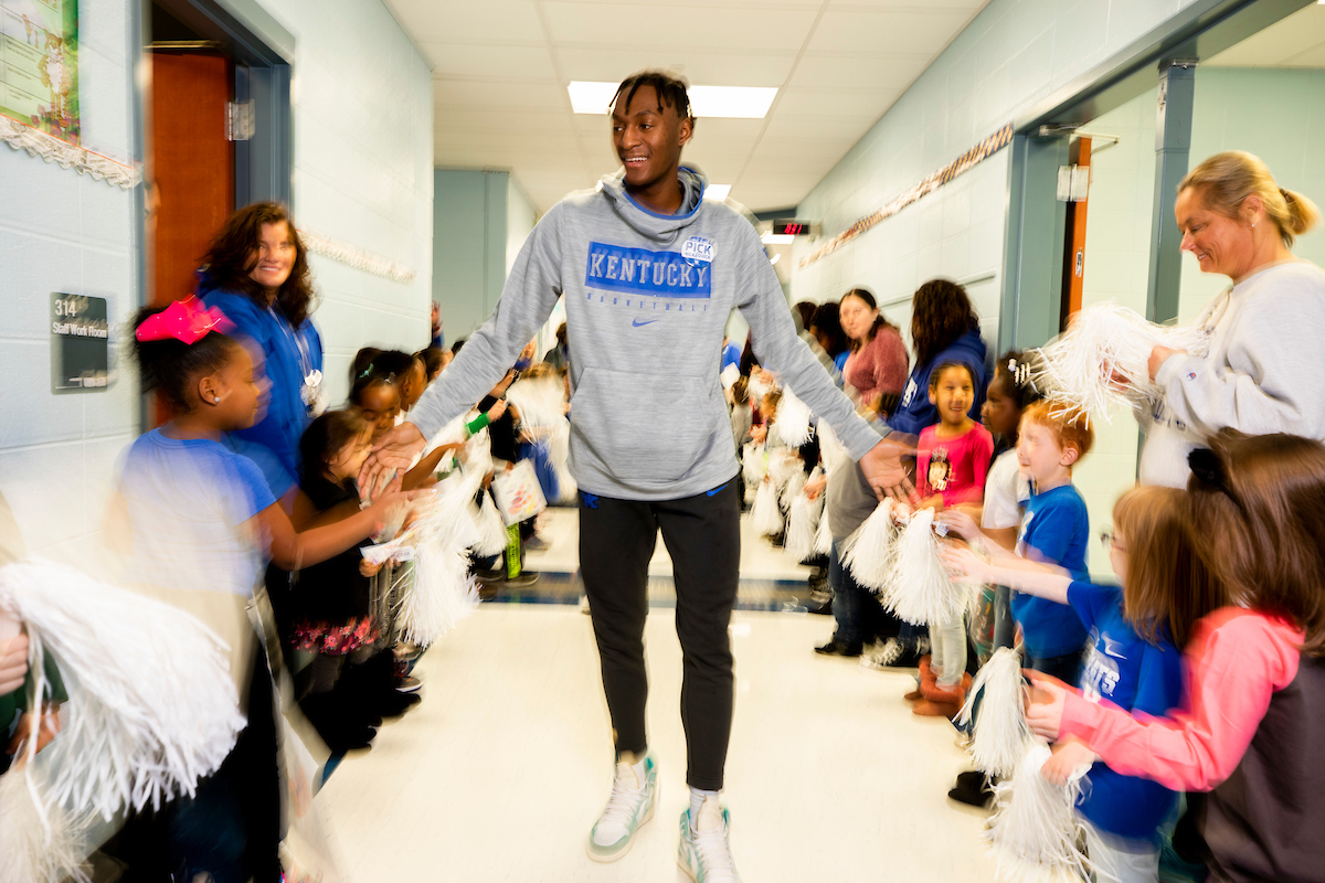 Nick Richards and Immanuel Quickley. #PickNickAndQuick.

Photo by Chet White | UK Athletics
