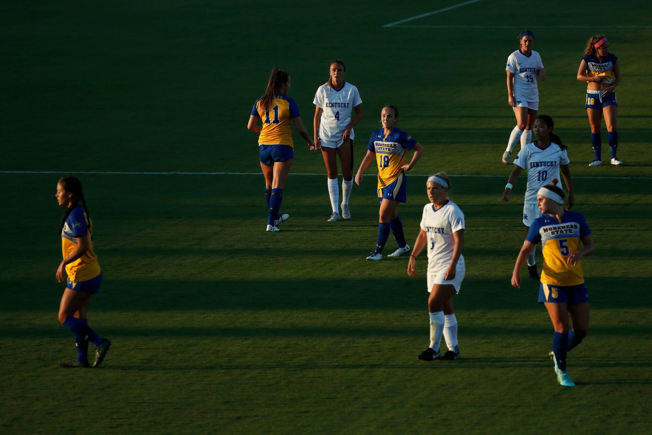 Team.

The Kentucky women's soccer team beat Morehead State 2-1.

Photo by Chet White | UK Athletics