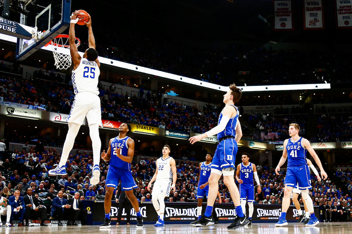 PJ Washington.

Men's basketball falls to Duke 118-84.

Photo by Chet White | UK Athletics