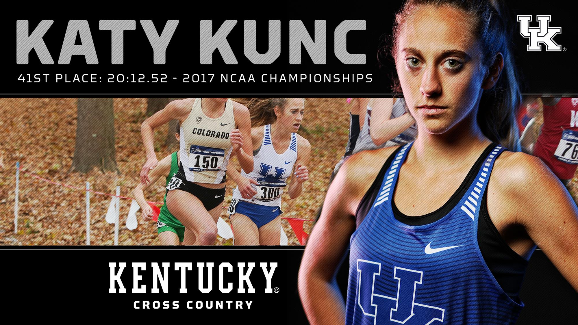 UK Cross Country’s Katy Kunc 41st at NCAA Championships