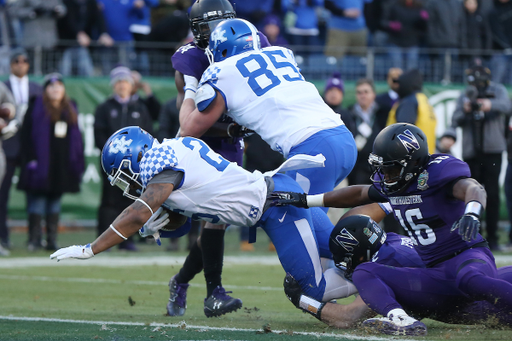 Benny Snell.

The University of Kentucky football team falls to Northwestern 23-24 in the Music City Bowl on Friday, December 29, 2017, at Nissan Field in Nashville, Tn.

Photo by Chet White | UK Athletics