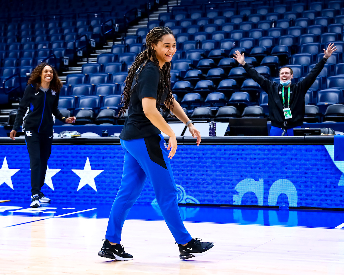 Celebration.

Kentucky shootaround day one for the SEC Tournament.

Photo by Eddie Justice | UK Athletics
