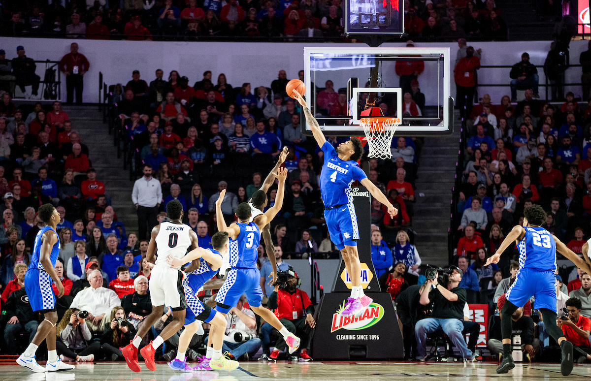 Nick Richards.

Kentucky beat Georgia 69-49 at Stegeman Coliseum in Athens, Ga., on Tuesday, January 15, 2019.

Photo by Chet White | UK Athletics