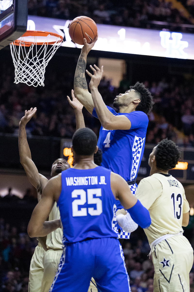 Nick Richards.

Kentucky beat Vanderbilt 87-52 on Tuesday, January 29, 2019, at Memorial Gym in Nashville, TN.

Photo by Chet White| UK Athletics