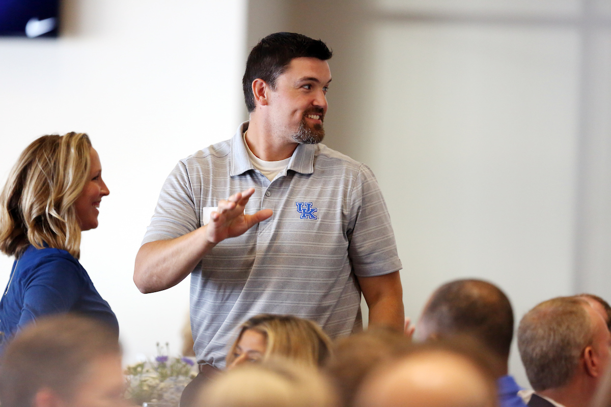 The Football Team Alumni Luncheon on Thursday, July 26, 2018. 

Photo by Britney Howard | UK Athletics