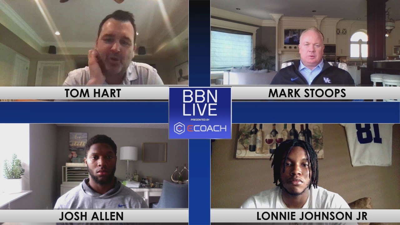 BBN Live presented by ECoachSports with Mark Stoops, Josh Allen, Lonnie Johnson, hosted by Tom Hart