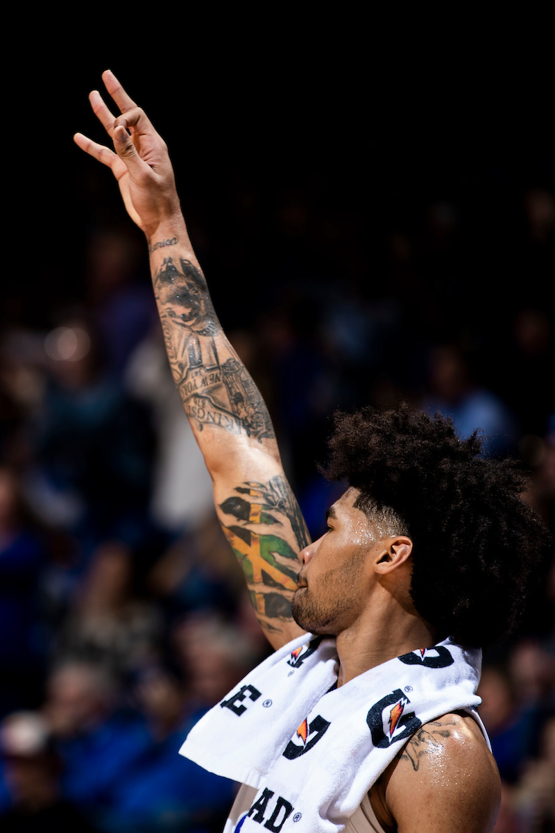 Nick Richards.

Kentucky beat Mount St. Mary’s 82-62.

Photo by Chet White | UK Athletics